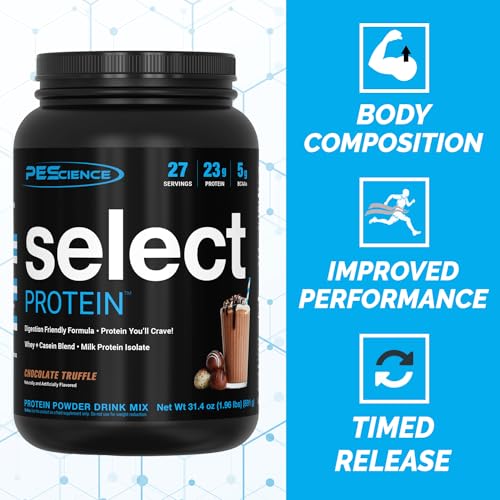 PEScience Select Low Carb Protein Powder, Chocolate Truffle, 27 Serving, Keto Friendly PEScienceBuy Supplements Australia