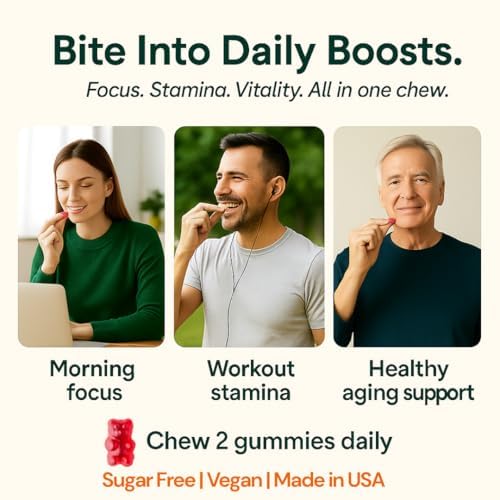 b.Ready NAD+ Gummies, Premium 1000 mg NAD Supplement with 500 mg TMG, Grape Seed & Black Pepper Extract – NAD+ for Healthy Aging, Cellular Energy & Antioxidant Support, Vegan, Sugar-Free, 60 Count b.ReadyBuy Supplements Australia