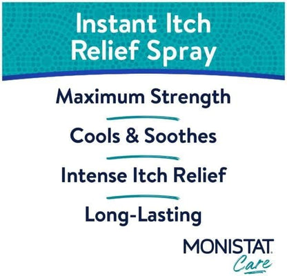 Monistat Instant Itch Relief Spray for Women, Maximum Strength Feminine Itch Care, 2 oz (Pack of 2) MonistatBuy Supplements Australia
