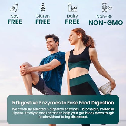 UpNourish Probiotics - 200 Billion CFUs, 15 Strains, Prebiotics & Enzymes - 60 Vegan Cap UpNourishBuy Supplements Australia