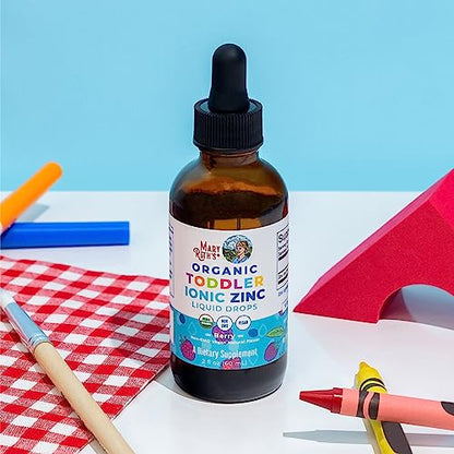 MaryRuth Organics USDA Toddler Liquid Drops | Zinc Sulfate | Immune Support Supplement| Skin Health | Vegan | Formulated for Ages 1-3 | Delicious Berry Flavor | 1 Month Supply | 2 Fl Oz MARYRUTH'SBuy Supplements Australia
