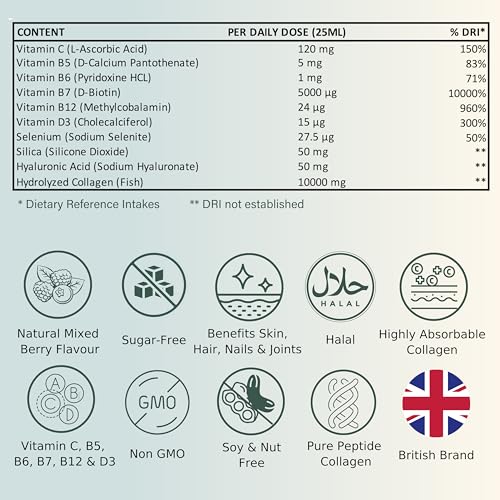 NUTRI Beauties Hydrolysed Marine Collagen Liquid Drink Supplement 10,000Mg NUTRI BEAUTIESBuy Supplements Australia