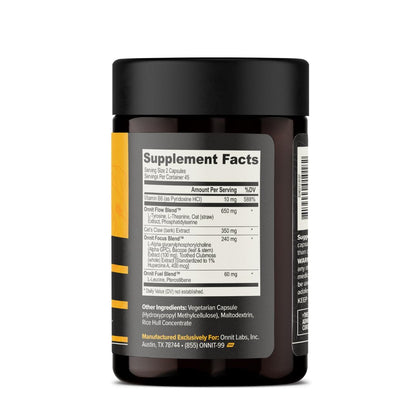 ONNIT Alpha Brain Nootropic Brain Supplement for Men and Women, IGEN Non-GMO Tested, Memory, Mental Clarity, Cognitive Support and Focus Capsules with L-Theanine and Vitamin B6 (90 Count) ONNITBuy Supplements Australia