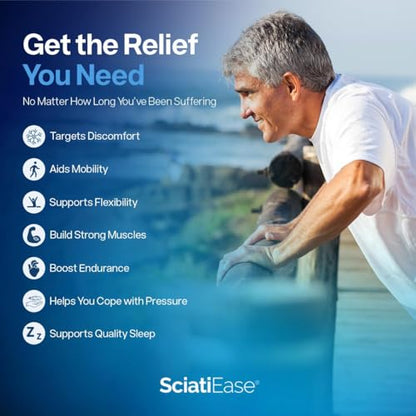 SciatiEase Sciatic Nerve Health Support - Sciatic Nerve Supplement with Pea, Vitamin B SciatiEaseBuy Supplements Australia