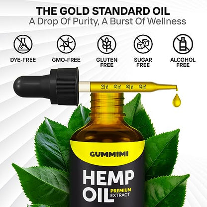 GummiMi Оrganic Hеmp Oil 10 000 000 mg - Natural Drops - Rich in Vitamins B, C, E GummiMiBuy Supplements Australia