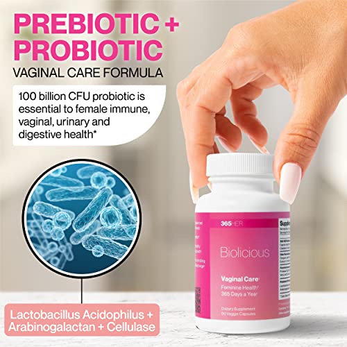 365 HER Biolicious Natural Vaginal Care Supplement (60 Capsules) | Neutralizes Odor and Reduces Discharge 365 HERBuy Supplements Australia