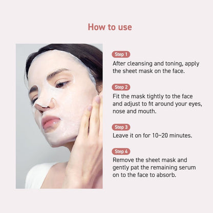 DR.ORACLE PDRN Recipe Clear Mask, Skin-fitting sheet mask PDRN, hyaluronic acid, special self care, moist, rejuvenation, vitalizing, 500ppm, 180ml (6,1 fl. oz.), 1 box - 10 sheets DR.ORACLE buy supplements Au