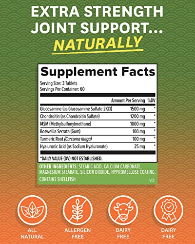Zenwise Health Glucosamine Chondroitin MSM - Joint Support Supplement with Turmeric Zenwise HealthBuy Supplements Australia