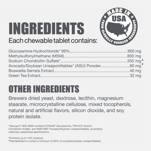 Nutramax Laboratories Dasuquin with MSM Joint Health Supplement for Large Dogs Nutramax LaboratoriesBuy Supplements Australia