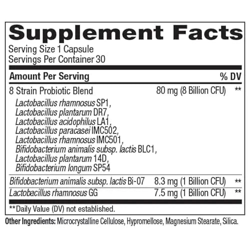 OLLY Big 10 Probiotic, Supports a Healthy Gut Microbiome,* 10 Billion CFUs, 30 Day Supply - 30 Count OLLYBuy Supplements Australia