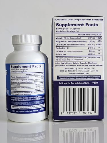 METFORMINA Natural - Weight Loss Aid and Metabolism Support - Dr Salomon, 60 Cap Ni una dieta másBuy Supplements Australia