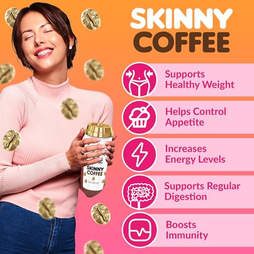 Skinny Boost Skinny Coffee- (Unflavored) Instant Sticks Made with Arabica Coffee, Garcinia SkinnyBoostBuy Supplements Australia