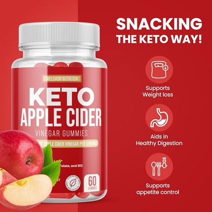 Wellvion Keto ACV Gummies for Weight Loss Support - Advanced Formula (1000mg) Wellvion NutritionBuy Supplements Australia