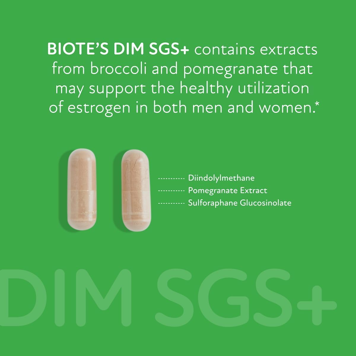 Biote Nutraceuticals - DIM SGS + - Hormone + Detox (60 Capsules) BioteBuy Supplements Australia