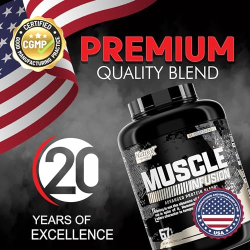 Nutrex Research Whey Protein Powder, Vanilla Muscle Infusion Whey Isolate w/EAA Nutrex ResearchBuy Supplements Australia