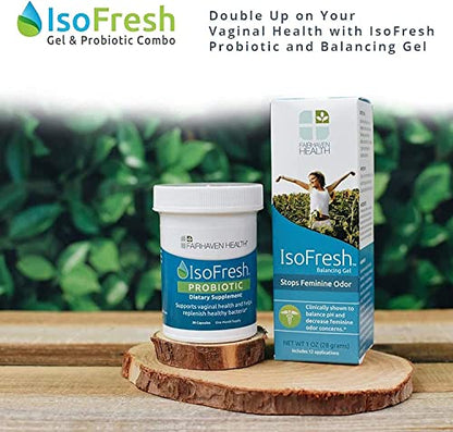 IsoFresh Probiotic: for Vaginal Balance of Yeast and Bacteria in Women Fairhaven HealthBuy Supplements Australia