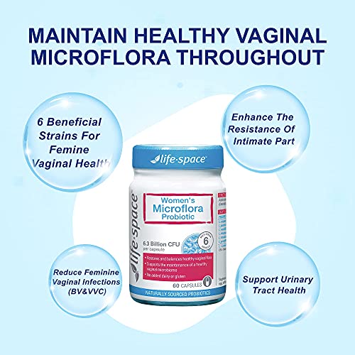 Life-Space Probiotic for Women, Support Healthy Vaginal Microflora & Comfort, BV & VVC Infection Life-SpaceBuy Supplements Australia