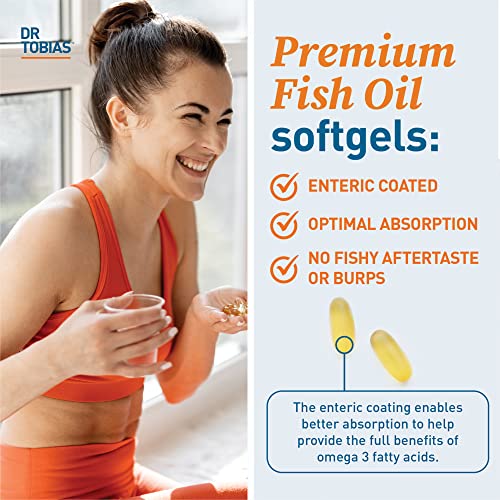 Dr. Tobias Omega-3 Fish Oil, Triple Strength, Supports Brain & Heart Health, 2000 mg Dr. TobiasBuy Supplements Australia