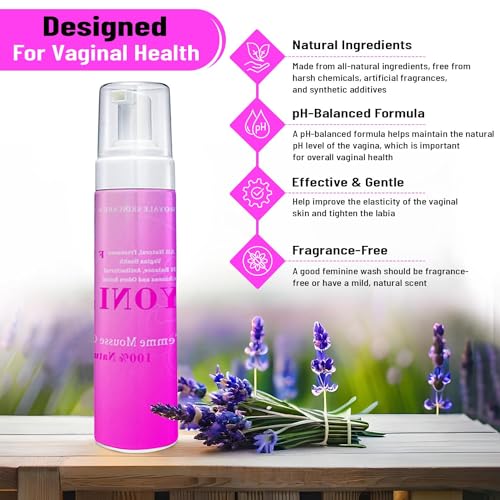Vroyale Beauty 100% Natural Feminine Wash - 250 ml pH-Balanced Yoni Femme Mousse Vroyale BeautyBuy Supplements Australia