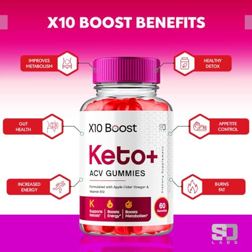 (2 Pack) X10 Boost Keto ACV Gummies Advanced Weight Loss, X10 Boost Keto S.O LabsBuy Supplements Australia