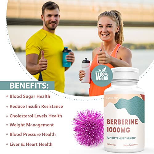 KoNefancy Berberine 1000mg with Silymarin,High Absorption Berberine HCL Supplements KoNefancyBuy Supplements Australia