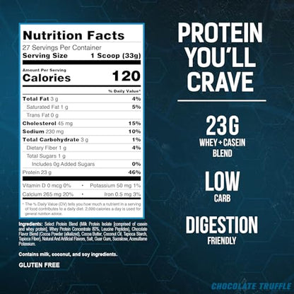 PEScience Select Low Carb Protein Powder, Chocolate Truffle, 27 Serving, Keto Friendly PEScienceBuy Supplements Australia