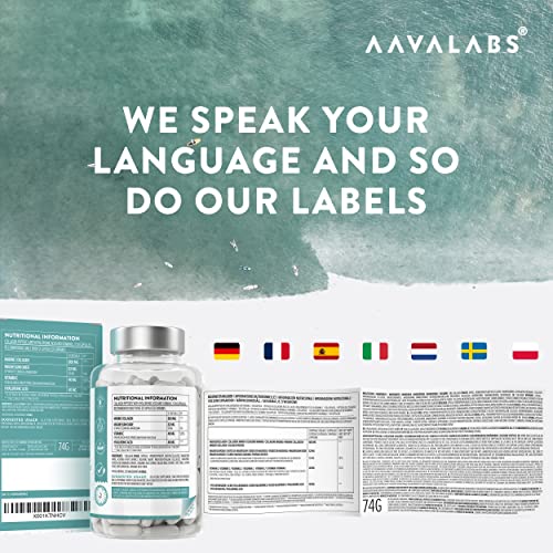 Marine Collagen Tablets for Women and Men with Hyaluronic Acid, Natural Vitamin C & Magnesium - with Pure Collagen peptides AAVALABSBuy Supplements Australia