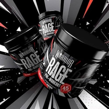 Warrior, Rage - Pre-workout Powder - 392g - Energy Drink Supplement with Vitamin C WarriorBuy Supplements Australia