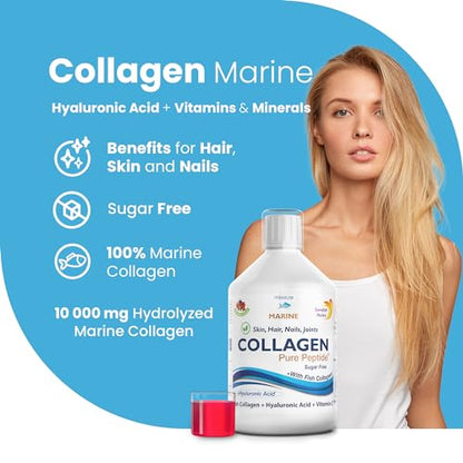 Swedish Nutra Liquid Marine Collagen - Sugar Free Berry Flavour | Minimize Fine Lines, Wrinkles & Improve Skin Elasticity Swedish NutraBuy Supplements Australia