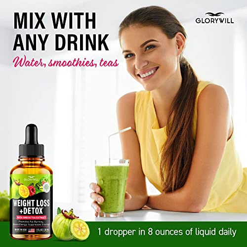 Weight Loss Drops Natural Detox Made in USA - Diet Drops for Fat Loss - Effective Appetite FQQFBuy Supplements Australia