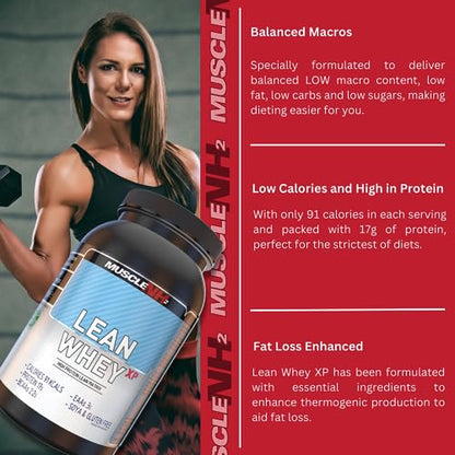 MuscleNh2 Lean Whey XP Diet Whey Protein Powder, Low Fat and Sugar, High Protein MuscleNh2Buy Supplements Australia