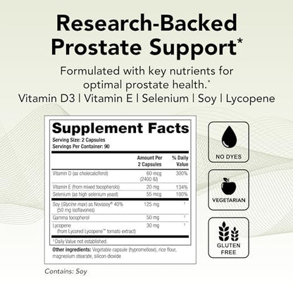 Theralogix Prostate 2.4 Nutritional Supplement - 90-Day Supply - Prostate Health TheralogixBuy Supplements Australia