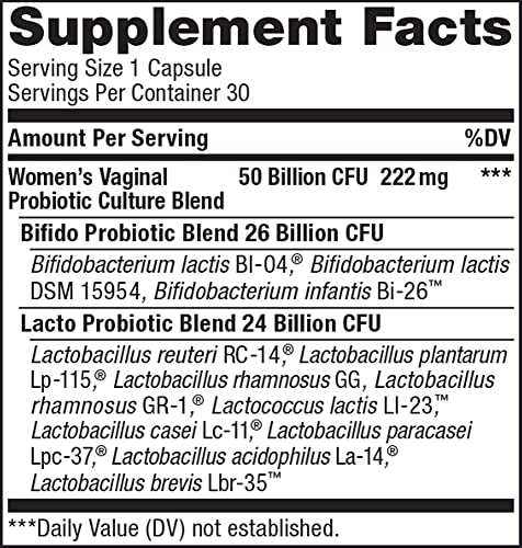 Renew Life Women's Probiotic Capsules, 50 Billion CFU Guaranteed, Supports pH Balance Renew LifeBuy Supplements Australia