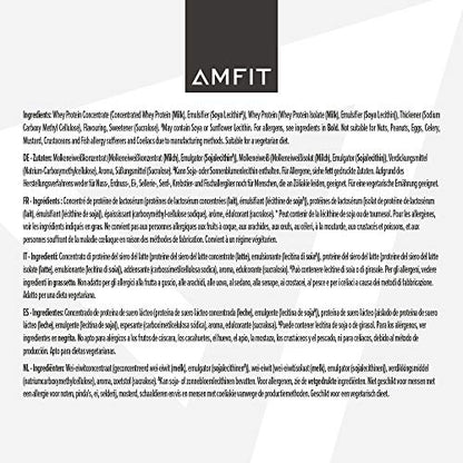 Amazon Brand - Amfit Nutrition Whey Protein Powder, White Chocolate Flavour, 33 Servings, 1 kg Amfit NutritionBuy Supplements Australia