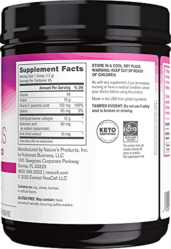 NeoCell Super Collagen Powder, Collagen Plus includes Vitamin C & Hyaluronic Acid NeoCellBuy Supplements Australia