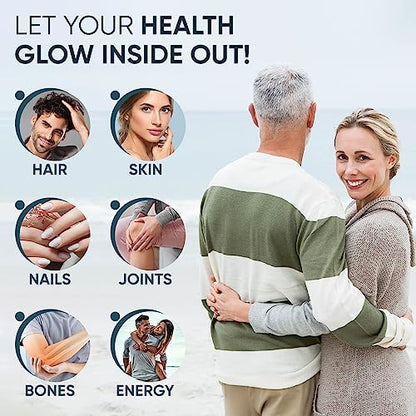 Marine Collagen Capsules 1455mg - Naticol Type 1 Collagen Supplements for Women & Men maxmedixBuy Supplements Australia