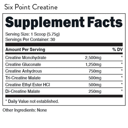Bucked Up Six Point Creatine™ Six Types of Creatine - for Men and Women Bucked UpBuy Supplements Australia