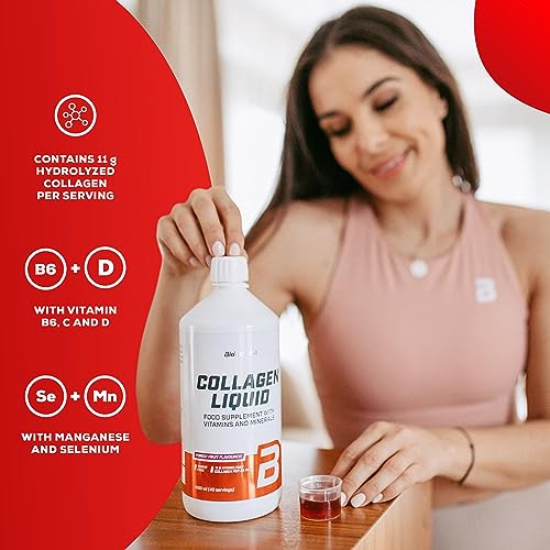 BioTechUSA Collagen Liquid, Flavored Dietary Supplement Drink with Collagen, Vitamins BioTechUSABuy Supplements Australia