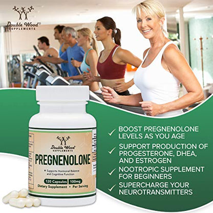 Pregnenolone 100mg per Serving (Converted to Progesterone to Boost Progesterone Double Wood SupplementsBuy Supplements Australia
