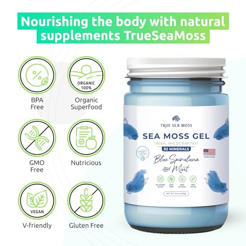 TrueSeaMoss Wildcrafted Irish Sea Moss Gel – Nutritious Raw Seamoss Rich in Minerals TrueSeaMossBuy Supplements Australia