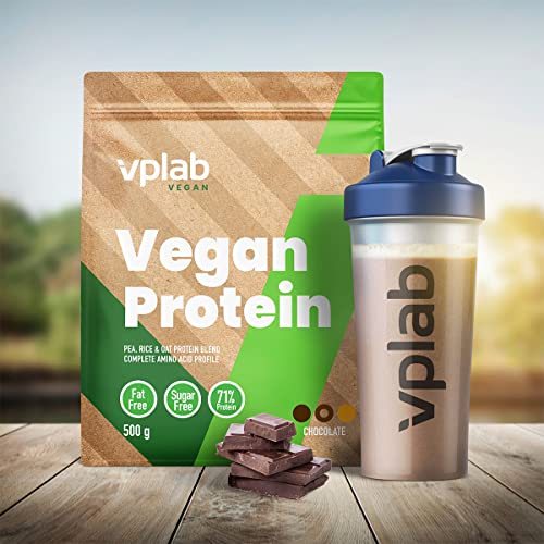 VPlab Vegan Protein Powder 500g - 16 Servings, 100% Plant Based and Natural Vegan Protein Shake vplab nutritionBuy Supplements Australia