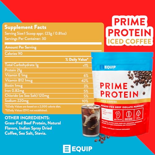 Equip Foods Prime Protein - Grass Fed Beef Protein Powder Isolate - Paleo and Keto EquipBuy Supplements Australia