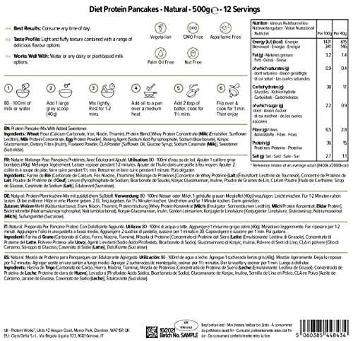 Protein Works - Diet Protein Pancake Mix | 135 Calories Per Serving | Low Sugar Protein Pancake Mix Protein WorksBuy Supplements Australia
