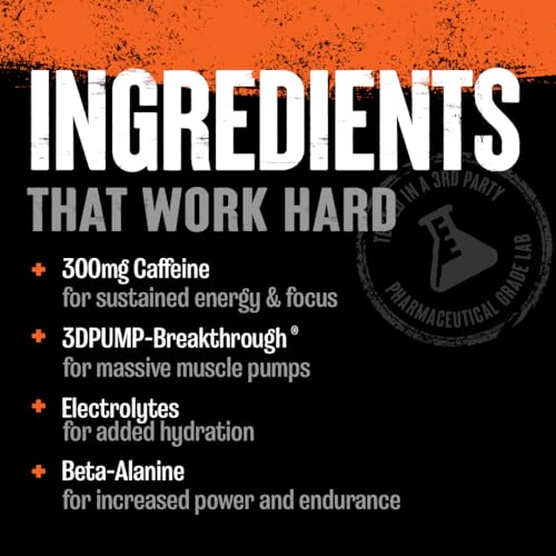 Animal Primal Muscle Hydration + Preworkout Powder – Contains Beta Alanine, 3DPump AnimalBuy Supplements Australia