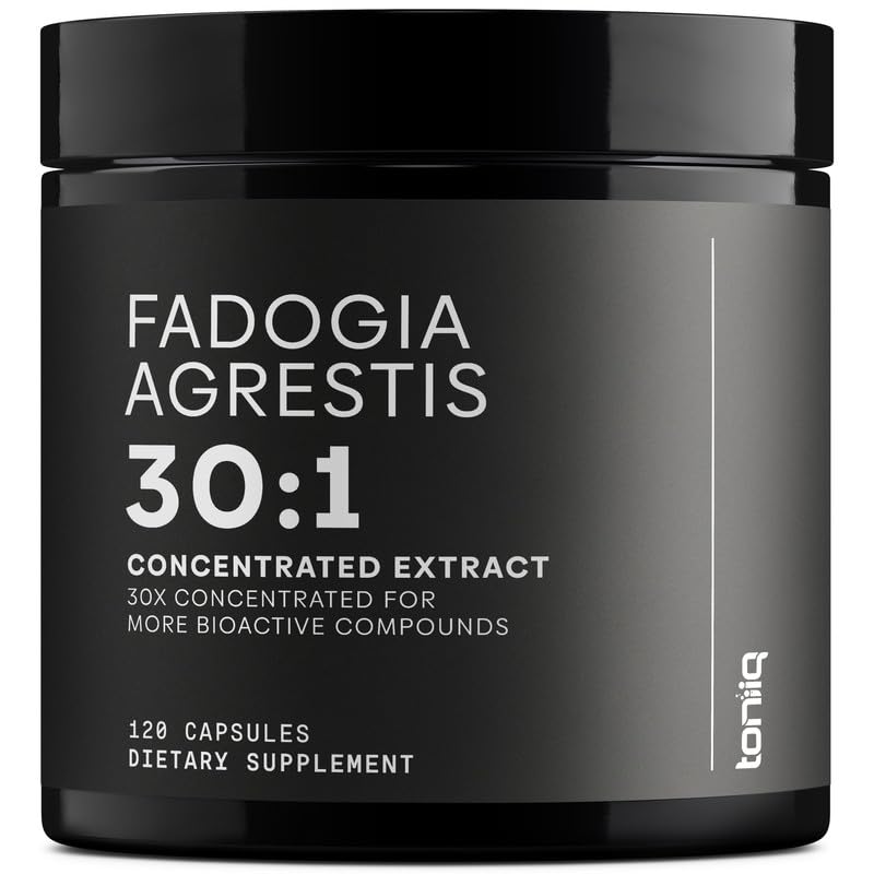 Toniiq Fadogia Agrestis - Ultra High Potency 30:1 Extract - 1200mg Per Serving - Highly Concentrated - Third-Party Lab Tested - 120 Capsules Toniiq buy supplements Au