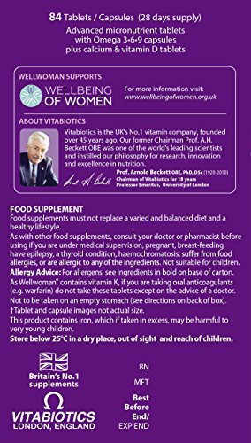 Vitabiotics Wellwoman Max, 84 Capsules VitabioticsBuy Supplements Australia