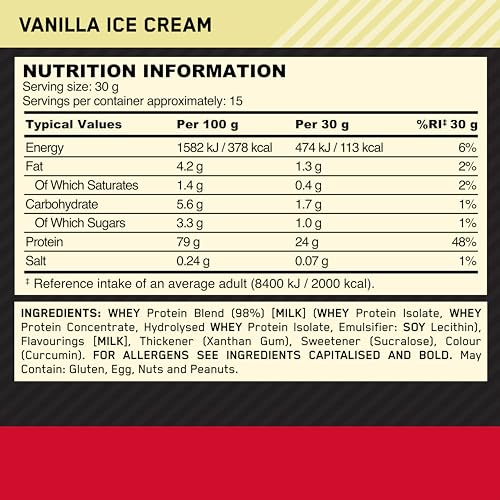 Optimum Nutrition Gold Standard 100% Whey Muscle Building and Recovery Protein Powder Optimum NutritionBuy Supplements Australia