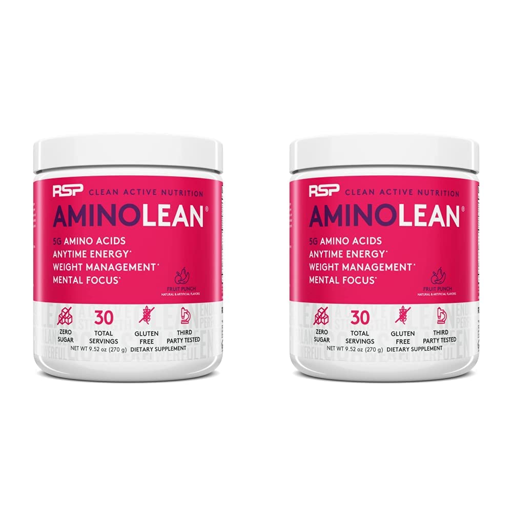 RSP NUTRITION AminoLean Pre Workout Powder, Amino Energy & Weight Management
