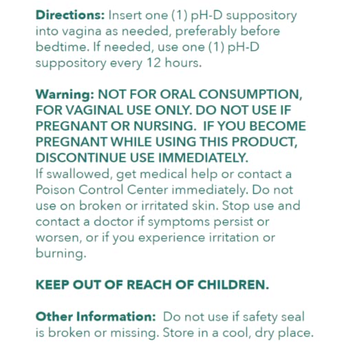 pH-D Feminine Health - Boric Acid Starter Bundle - pH-D Boric Acid Vaginal Suppositories 12 Count pH-D Feminine Health SupportBuy Supplements Australia
