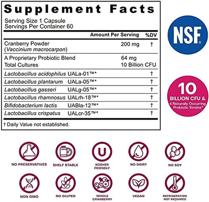 Nutricelebrity NutriFlora-Pro Probiotics for Women - Support Vaginal, Urinary Health NutricelebrityBuy Supplements Australia